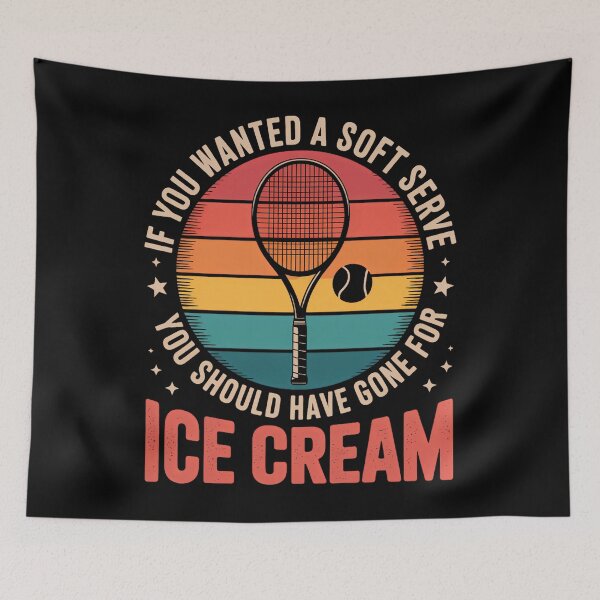 Item preview, Wanted A Soft Serve Tennis player Tennis Lover designed and sold by TyraYoung.