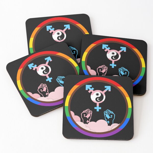 Item preview, Celestial Harmony Trans Pride Emblem designed and sold by dickensign.