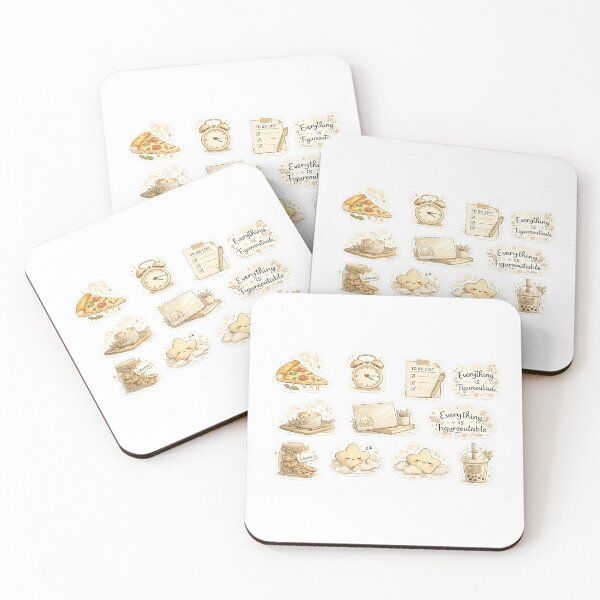 Item preview, Cute Transparent Aesthetic Sticker Bundle | Pizza Star Boba Candle Quote Planner Stickers | Printable PNG for Laptop, Journal & Phone Case designed and sold by Stickwolll.