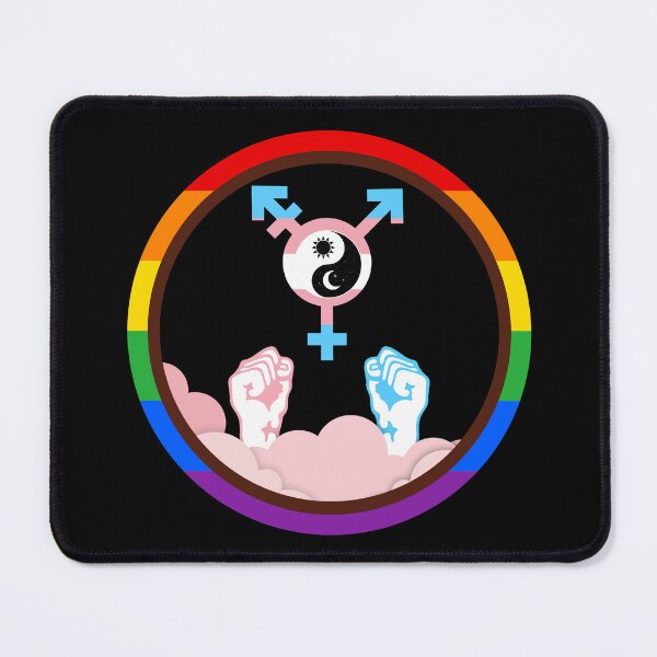 Item preview, Celestial Harmony Trans Pride Emblem designed and sold by dickensign.