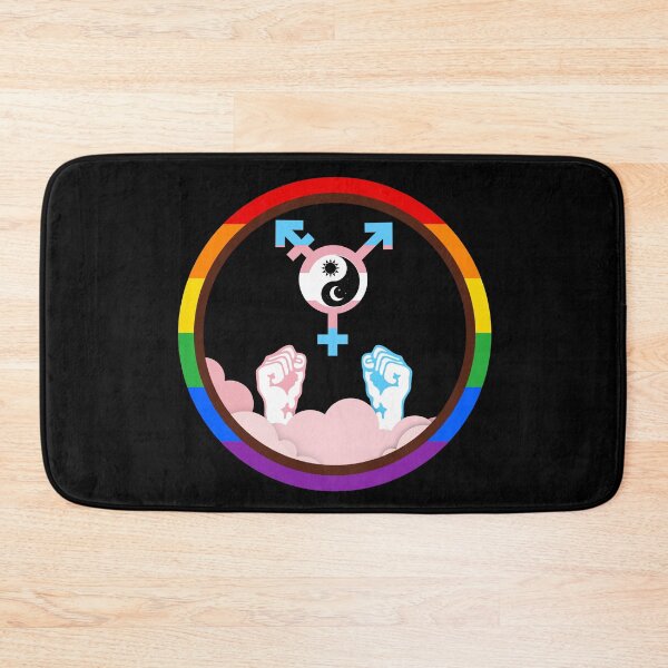 Item preview, Celestial Harmony Trans Pride Emblem designed and sold by dickensign.