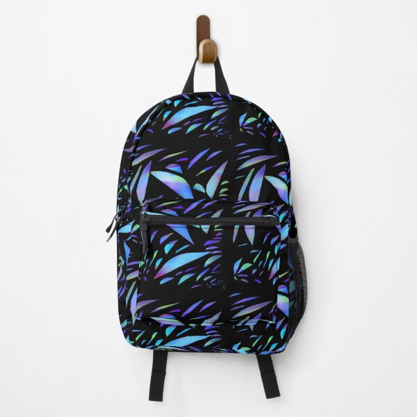 Item preview, Holographic Neon Abstract Leaf Pattern designed and sold by RiyanaStudio.