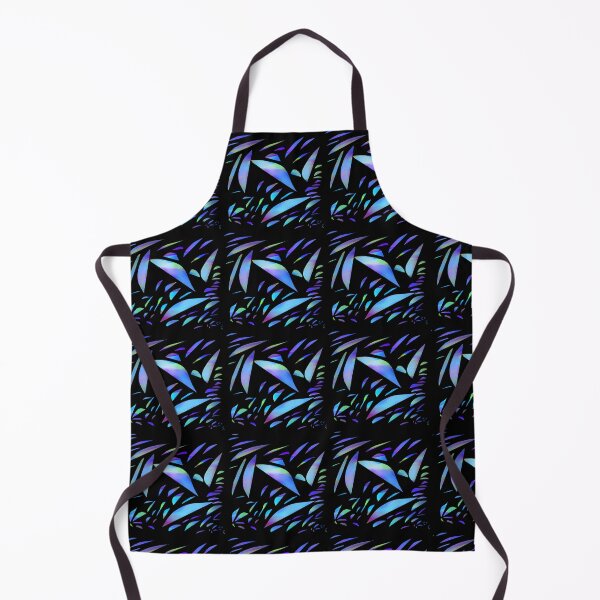 Item preview, Holographic Neon Abstract Leaf Pattern designed and sold by RiyanaStudio.