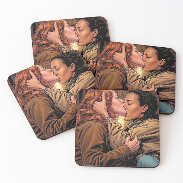 Item preview, Van & Taisha Fee The Heat Tv Series Lgbtq+ Comic Love Drama Thriller designed and sold by Mind Space.