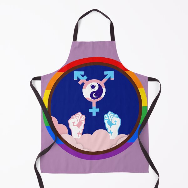 Item preview, Celestial Harmony Trans Pride Emblem designed and sold by dickensign.