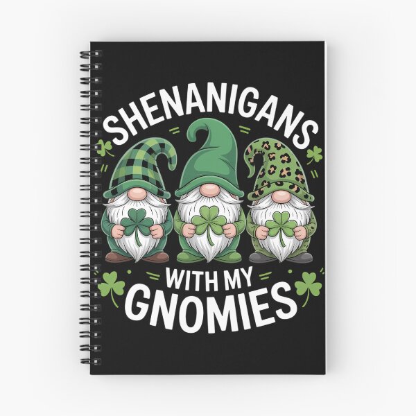 Item preview, St Patricks day lucky Shamrock leopard gnomes Irish designed and sold by TrinaEspinoza.