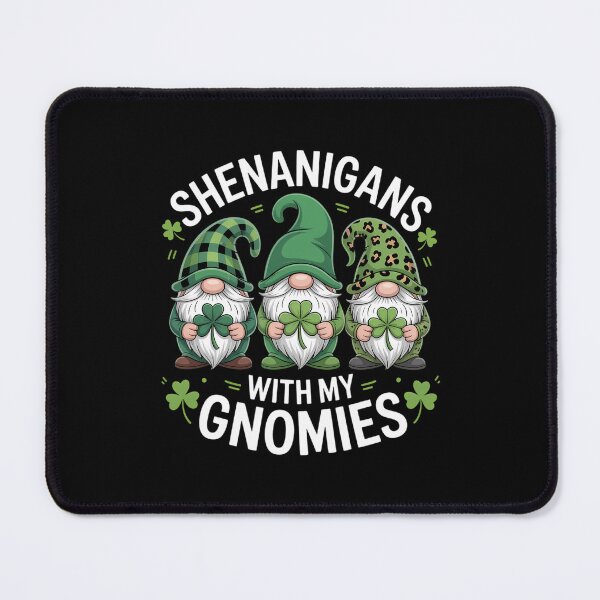Item preview, St Patricks day lucky Shamrock leopard gnomes Irish designed and sold by TrinaEspinoza.