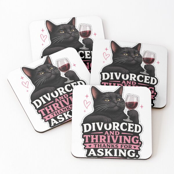 Item preview, Black Cat Divorce Gift For Women designed and sold by Gentlestate.