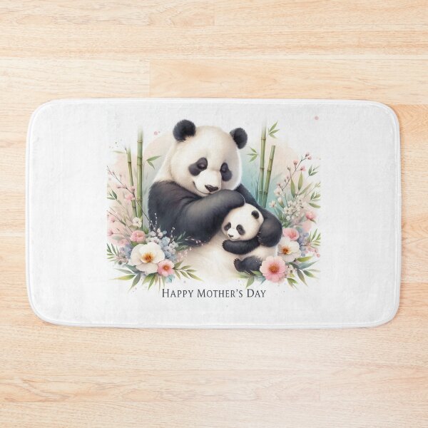 Item preview, Primary Choice: Mother and Baby Panda Watercolor - Happy Mother's Day designed and sold by Sashka-.