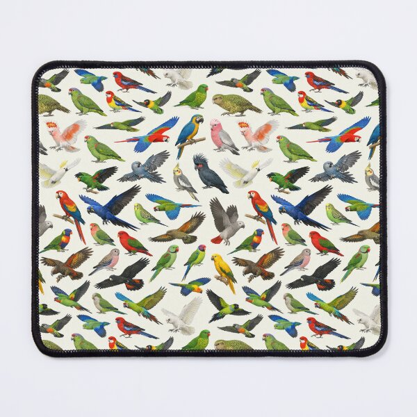 Item preview, Parrots of the World Retro Style Bird Chart designed and sold by kakarikihill.