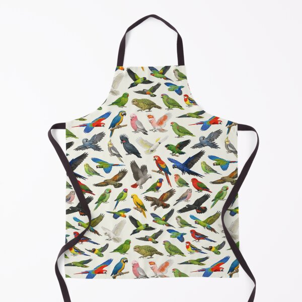 Item preview, Parrots of the World Retro Style Bird Chart designed and sold by kakarikihill.