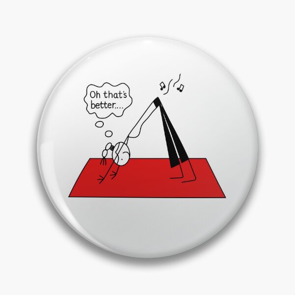 Item preview, Yoga Humor Downward Dog Humor Fart Humor designed and sold by Stick People Designs.