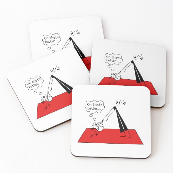Item preview, Yoga Humor Downward Dog Humor Fart Humor designed and sold by Stick People Designs.