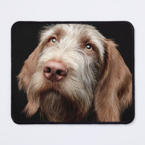 Item preview, Italian Spinone on Black designed and sold by Elisabeth Lucas.