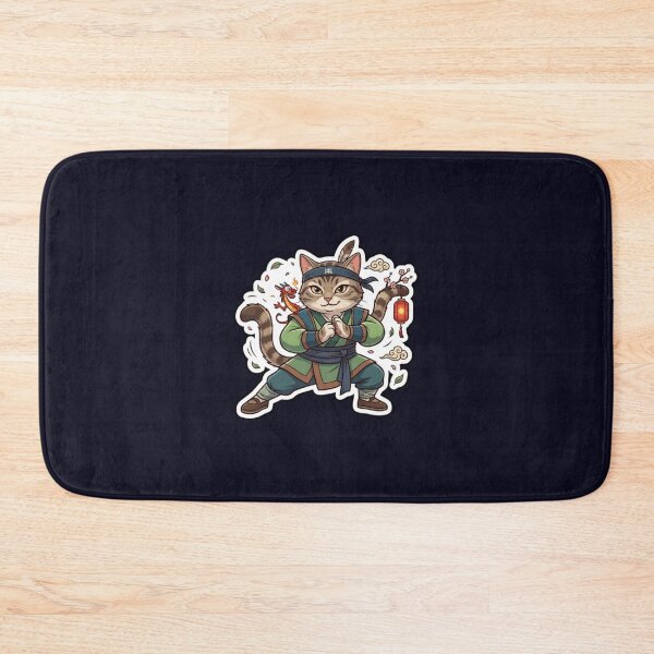 Item preview, Brave Warrior Mulan Cat with Dragon Guardian designed and sold by Purely Art Shop.