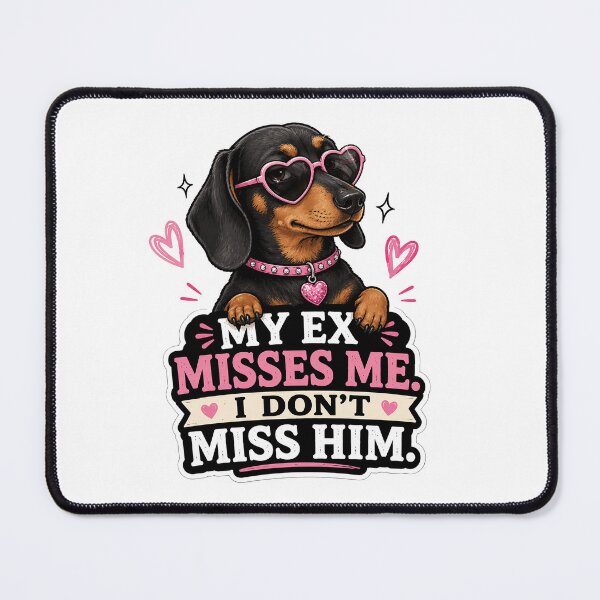 Item preview, Sassy Dachshund Breakup Recovery Gift Sticker designed and sold by Gentlestate.