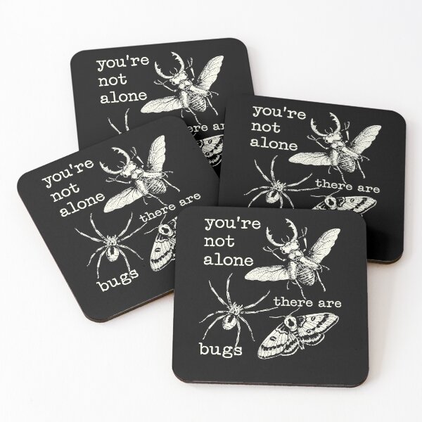Item preview, Vintage You’re Not Alone There Are Bugs designed and sold by Hedoraxe.