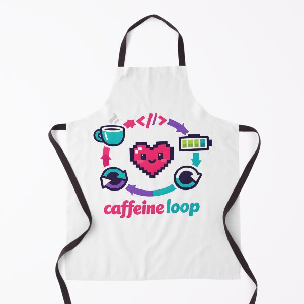 Item preview, "Caffeine Loop" | Aesthetic Gamer & Coder Life Graphic designed and sold by Naviora.