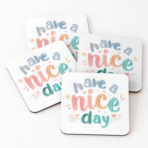 Item preview, Have A Nice Day, Watercolor  designed and sold by LoopyPop.
