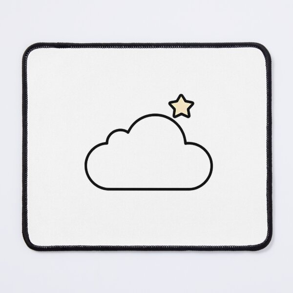 Item preview, Minimal Cloud & Star  designed and sold by SurajDesigns.