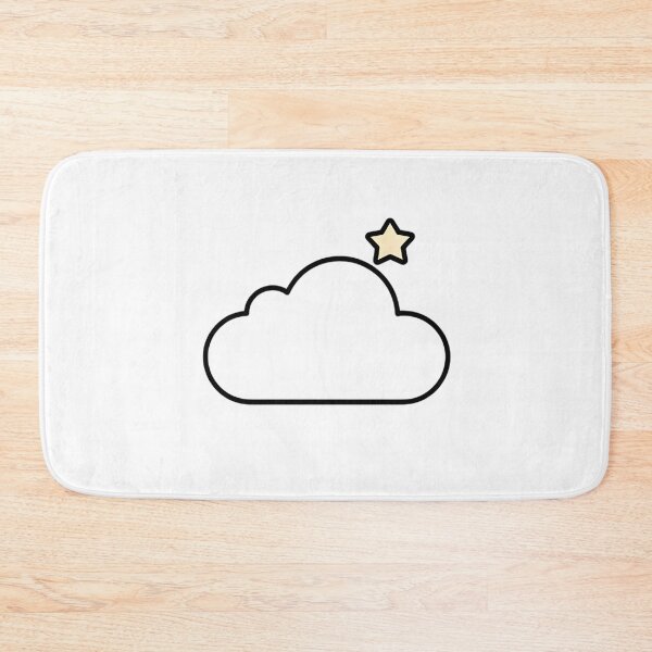 Item preview, Minimal Cloud & Star  designed and sold by SurajDesigns.
