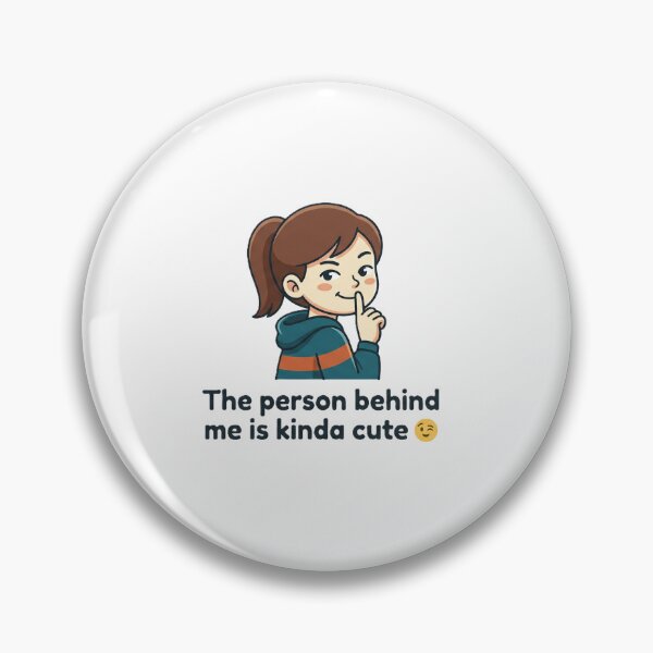 Item preview, The Person Behind Me Is Kinda Cute ? | T-Shirt designed and sold by Prism-Bubble.