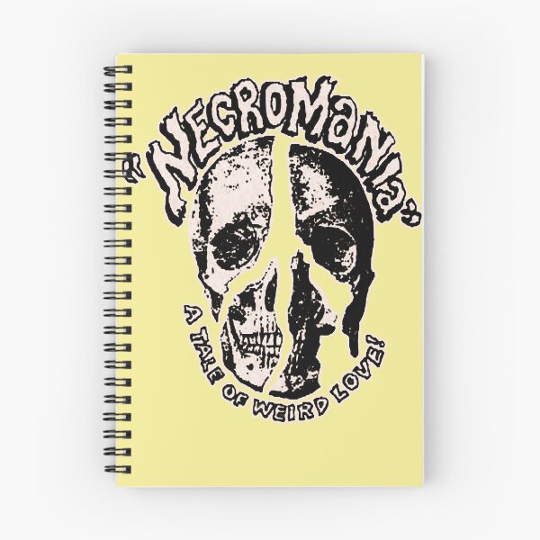 Item preview, Ed Wood's NECROMANIA (A TALE OF WEIRD LOVE) Black & Off-White designed and sold by skeletons-lair.