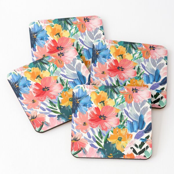 Item preview, Colorful Floral Impressionist-Style Broad Brushstrokes Digital Art  designed and sold by DEC02.