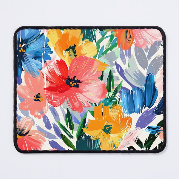 Item preview, Colorful Floral Impressionist-Style Broad Brushstrokes Digital Art  designed and sold by DEC02.