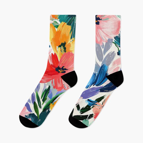 Item preview, Colorful Floral Impressionist-Style Broad Brushstrokes Digital Art  designed and sold by DEC02.