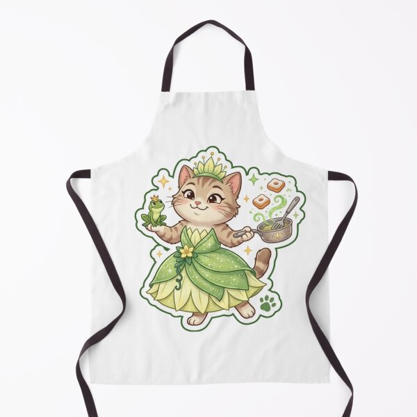 Item preview, Hardworking Princess Tiana Cat with Frog Friend designed and sold by Purely Art Shop.