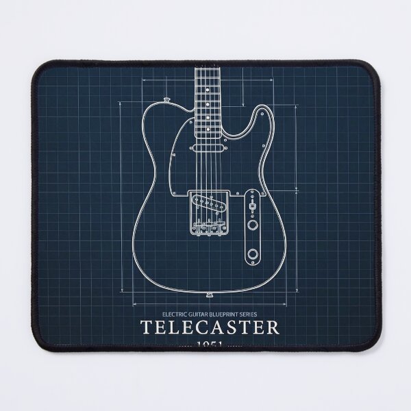 Item preview, Telecaster Blueprint Guitar Wall Art designed and sold by guitarprints.