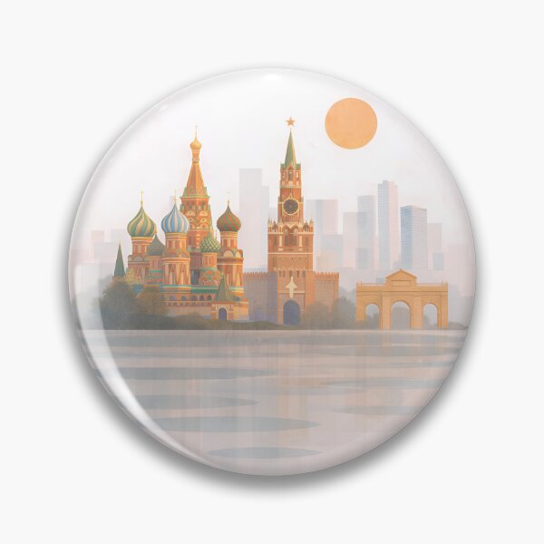 Item preview, Moscow Geometric Design – Modern Russia Aesthetic designed and sold by ArtYouFeel.