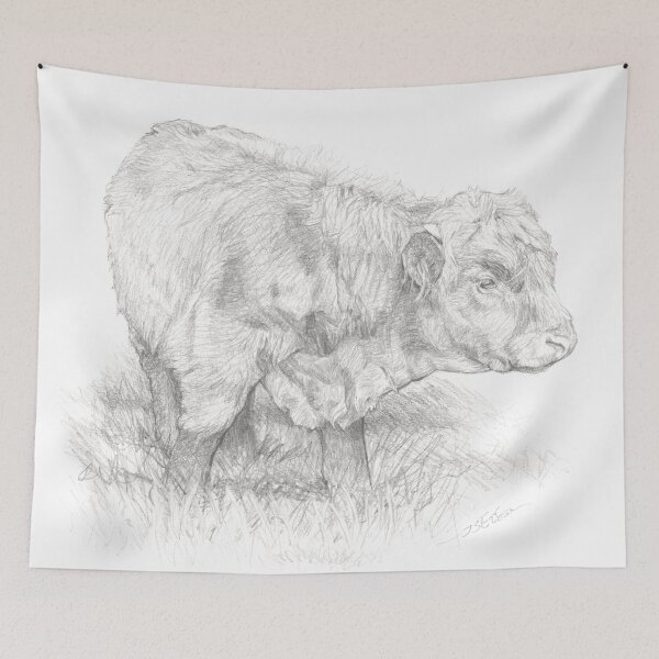 Item preview, Highland Cattle Calf designed and sold by ISEriksonartist.