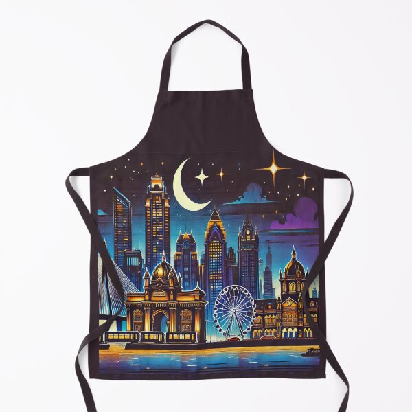 Item preview, Mumbai Night Skyline| Gateway of India Aesthetic Cityscape Travel Design designed and sold by Globalcitytees.