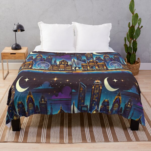 Item preview, Mumbai Night Skyline| Gateway of India Aesthetic Cityscape Travel Design designed and sold by Globalcitytees.
