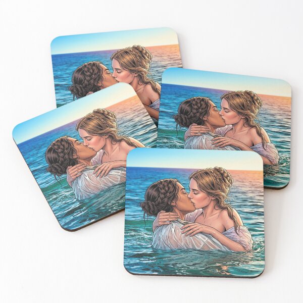 Item preview, Mary & Charlotte Making Waves Movie Tv Series Lgbtq+ Comic Love Freedom designed and sold by Mind Space.