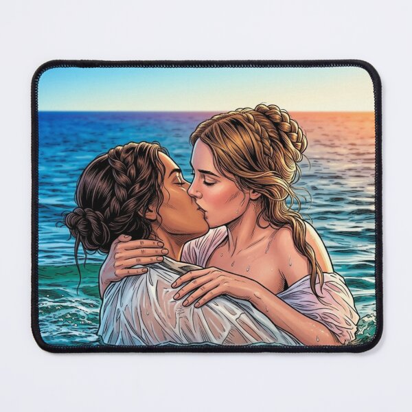 Item preview, Mary & Charlotte Making Waves Movie Tv Series Lgbtq+ Comic Love Freedom designed and sold by Mind Space.