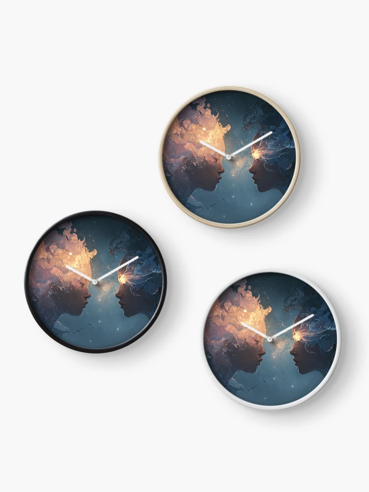 Thumbnail 3 of 4, Clock, 2cosmic designed and sold by RicoInStudios.