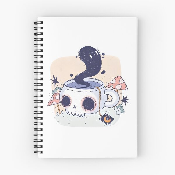 Item preview, Skull Teacup designed and sold by SlayPOPShop.