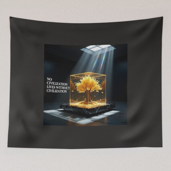 Item preview, "No Civilization Lives Without Civilization." designed and sold by Creative-RE.