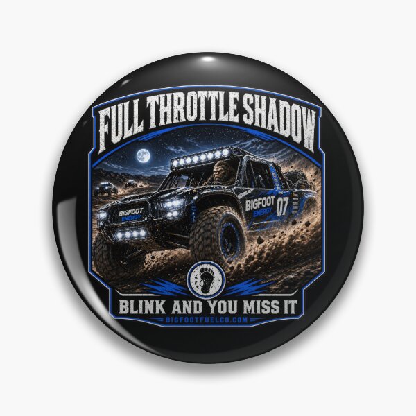 Item preview, Full Throttle Shadow Trophy Truck – Bigfoot Energy Night Desert Racing Design designed and sold by Bigfoot Fuel Co.