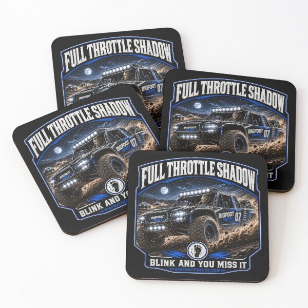 Item preview, Full Throttle Shadow Trophy Truck – Bigfoot Energy Night Desert Racing Design designed and sold by Bigfoot Fuel Co.