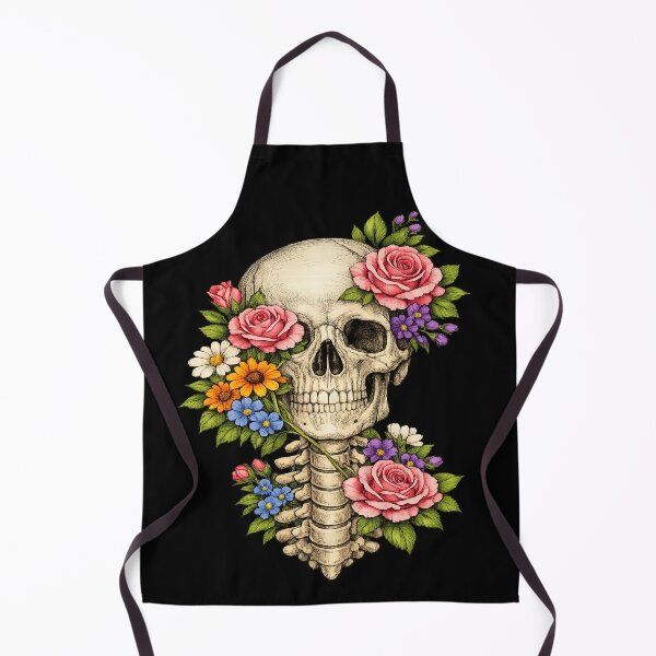 Item preview, Eternal Bloom Skull - Vintage Anatomical Art with Colorful Roses designed and sold by myforestfog.