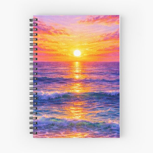 Item preview, Pink Sunset Colorful Sky Ocean Art designed and sold by TheSlowShore.