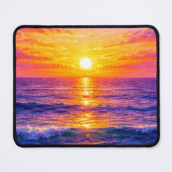 Item preview, Pink Sunset Colorful Sky Ocean Art designed and sold by TheSlowShore.