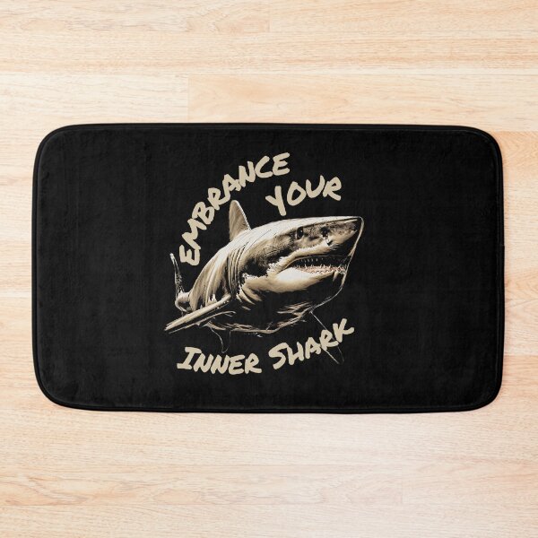 Item preview, Embrace Your Inner Shark – Motivational Shark Design designed and sold by SeoulInkSoul.