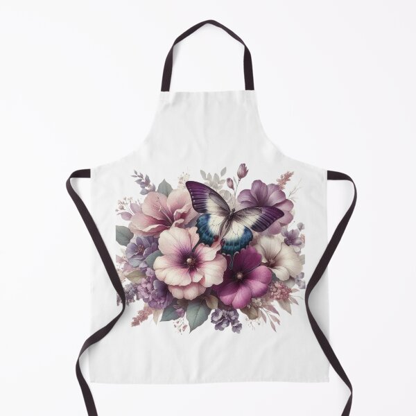 Item preview, Primary Choice: Elegant Purple Butterfly & Floral Bouquet designed and sold by Sashka-.