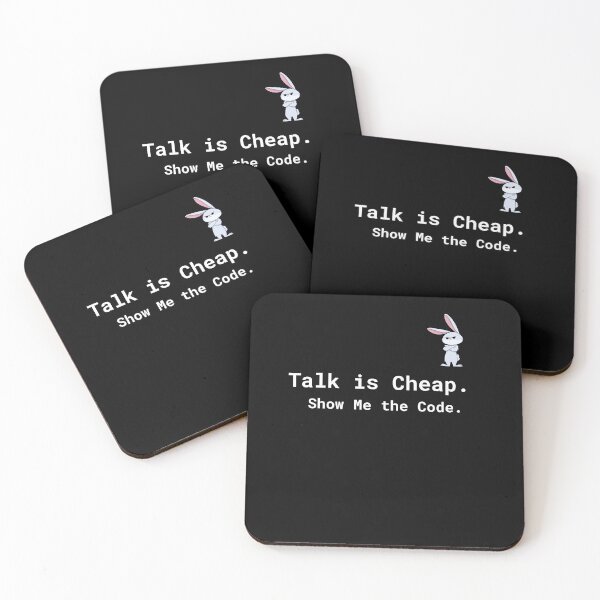Item preview, Talk Is Cheap Show Me The Code Programmer T-Shirt designed and sold by lookmorestylish.