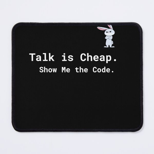Item preview, Talk Is Cheap Show Me The Code Programmer T-Shirt designed and sold by lookmorestylish.